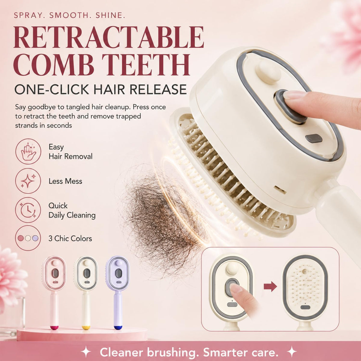 Electric Spray Air Massage Comb